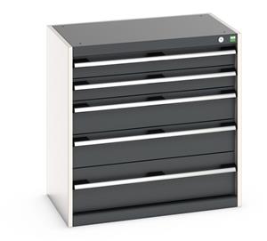 Cabinet consists of 2 x 100mm, 2 x 150mm and 1 x 200mm high drawers 100% extension drawer with internal dimensions of 675mm wide x 400mm deep. The drawers... Bott Drawer Cabinets 800 Width x 525 Depth